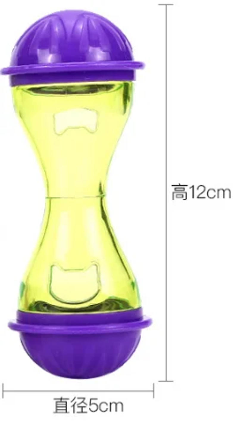 Description Picture 2 of itemCat  Mice Food Tumbler Cat Food Toy Ball Interactive Cat Food Feeder Leak Food Interesting Plastic Cat Food Dispenser Pet Toy