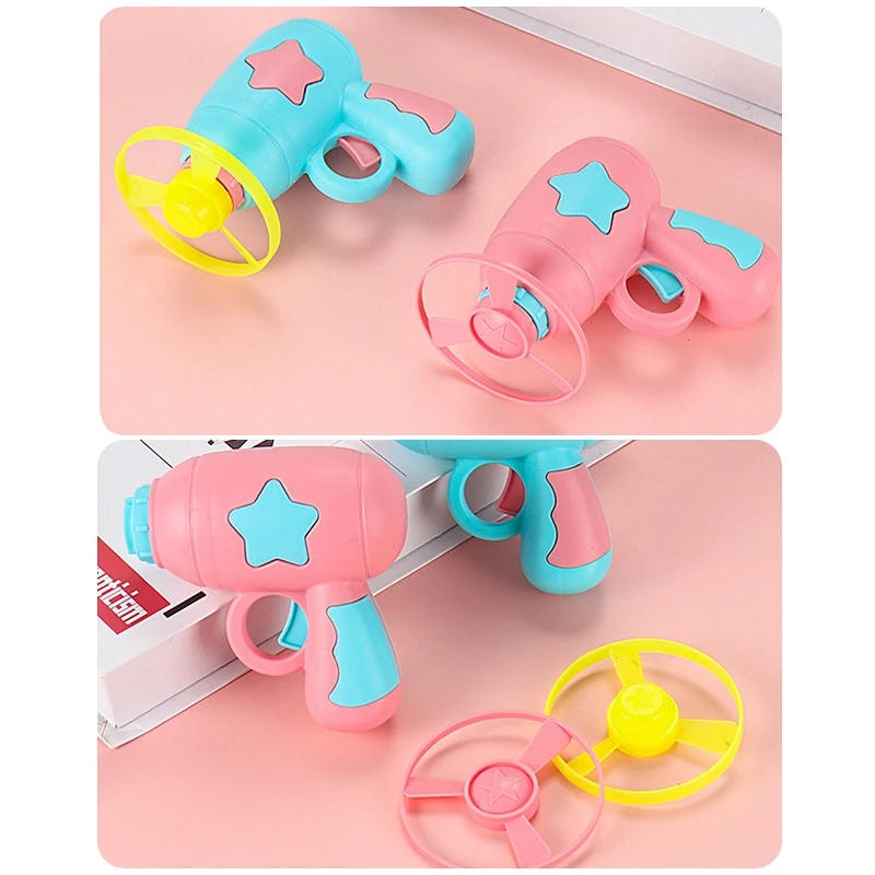 Description Picture 6 of itemCat Interactive Teaser Gun Cat Training Toys Cat Fetch Track Toy Kitten Chasing Flying Propellers Funny Launcher Pet Supplies