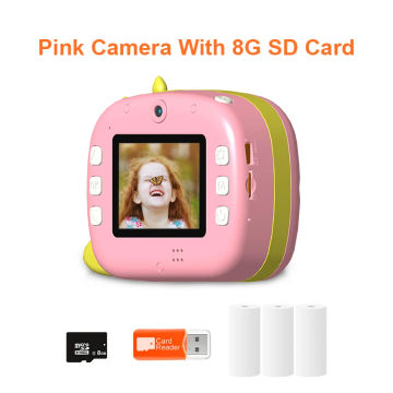 Upgrade Child Instant Photo Camera Wifi Paper Shoot Camera Thermal Printing Camera Girl's Christmas Gift Kid Camera Toys for Boy