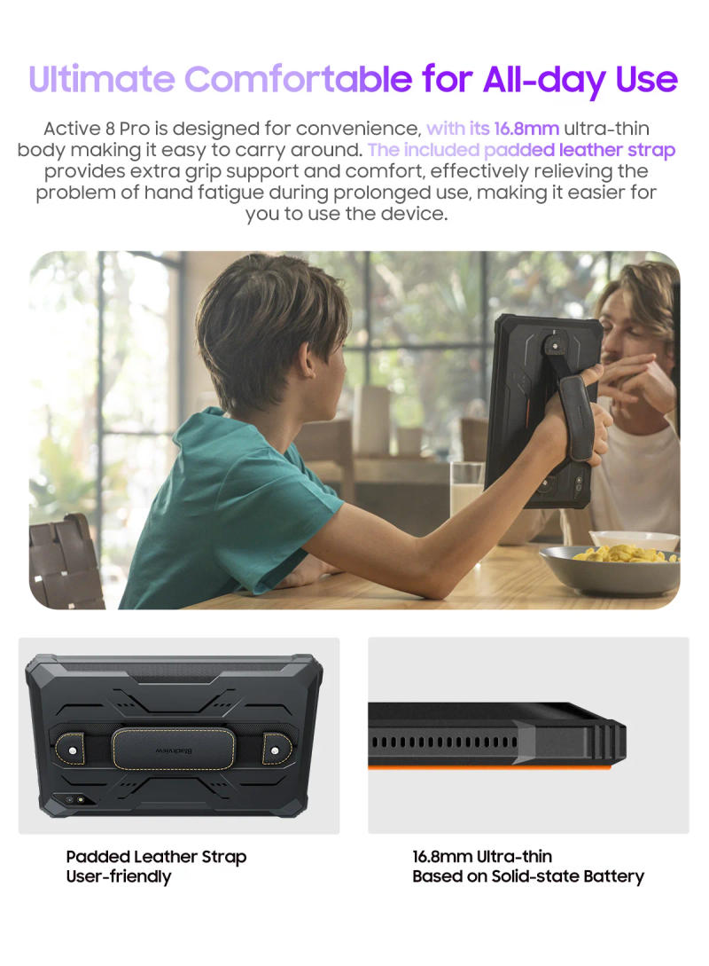 Description Picture 3 of itemBlackview Active 8 Pro Rugged Tablets, 10.36