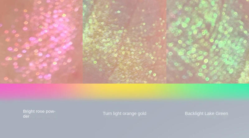 Description Picture 6 of itemKaleidos Highlighting Chameleon Diamond Face Highlighter & Glitter Palette Chrome Chameleon Metallic Eyeshadow Makeup