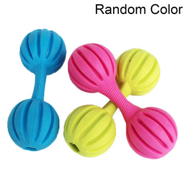 1pcs Dog Toy TPR Dumbbell Dog Toy Rubber Interactive Funny Puppy Teething Chew Toy Dog Bite Training Toys Pet Supplies