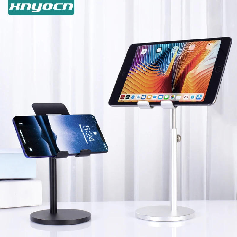 Description Picture 2 of itemAdjustable Height Aluminum Tablet Stand Phone Holder Display Desktop 4-12.9 Inch Cell Mobile For Ipad Pro Iphone 14 Xiaomi Pad