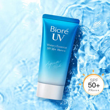 Biore 50/90ml UV Aqua Rich Watery Essence Sunscreen Japan Cosmetic SPF50 Skin Care Sunscreen Cream Gel Lotion for Face Body