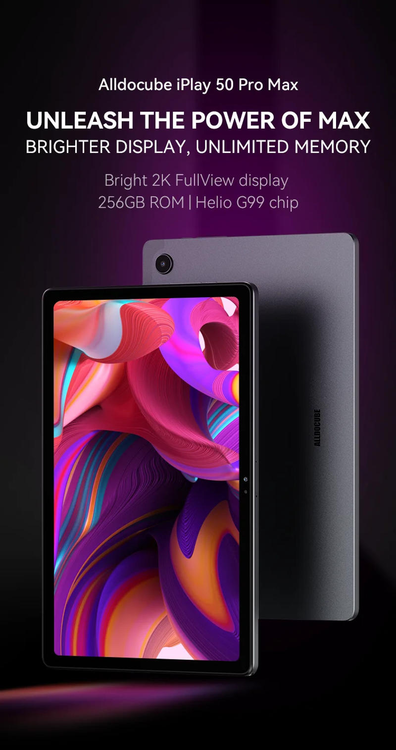 Description Picture 2 of itemAlldocube iPlay50 Pro Max 10.4inch 2K Tablet Helio G99 Android12 8GB RAM 128GB ROM lte Phonecall pad iPlay 50 Pro Google MicroSD