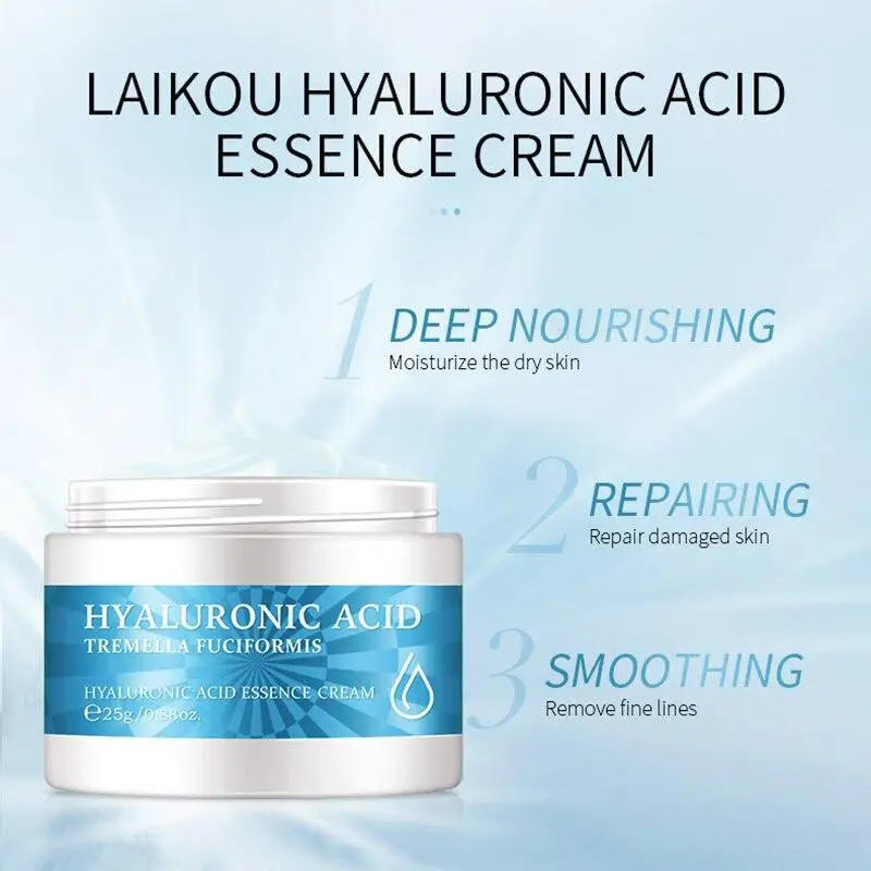 Description Picture 4 of itemHyaluronic Acid Hydrating Gel Face Cream Face Moisturizer to Hydrate Smooth Extra-Dry Skin Dye-Free Non-Comedogenic Face Lotion