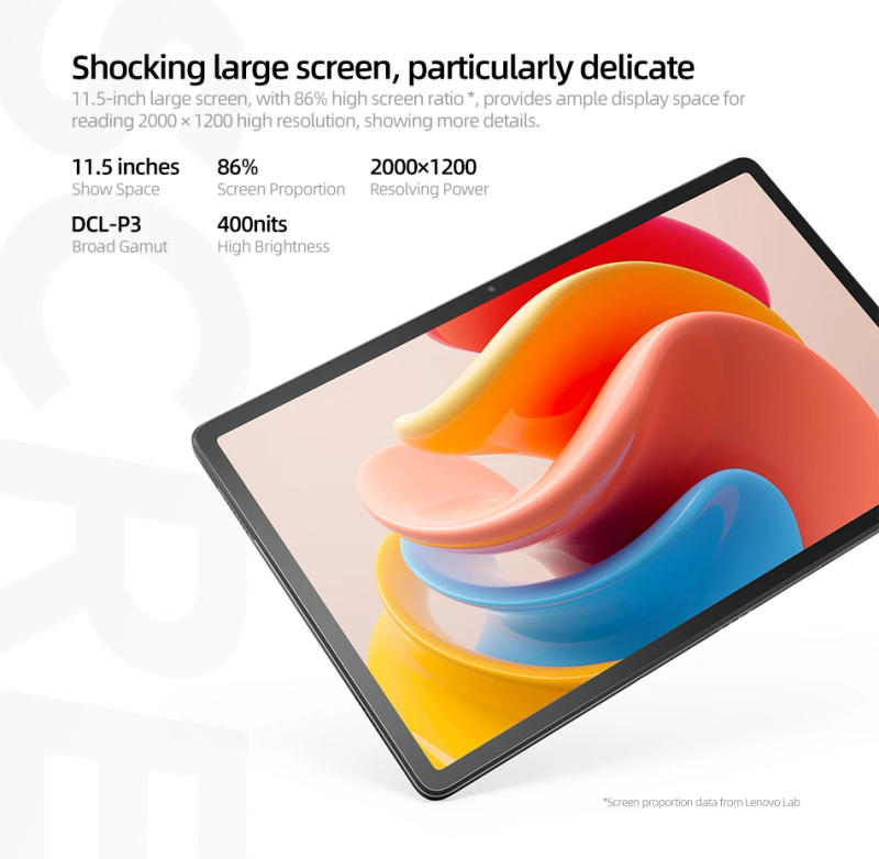 Description Picture 4 of itemLenovo Xiaoxin Pad Plus 2023 11.5“ 120Hz Screen Helio G99 6GB 128GB Tablet Android 12 7700mAh Global Rom Lenovo Tab P11 2nd Gen