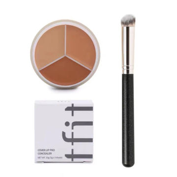 TFIT 3-color Concealer Palette Professional Makeup Conceal Cream Dark Circle Correcting Face Primer Eye Makeup Korea Cosmetic