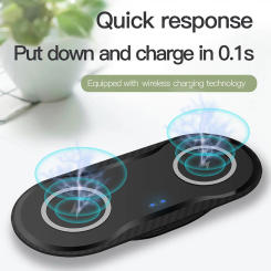 Fast 20W Dual 2 in1 Wireless Charger Pad for Airpods Pro for iPhone 8 X XR XS 14 13 12 11 Pro Samsung S22 S23 Induction Charging