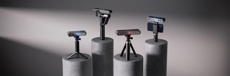 Description Picture 2 of itemPOP 2 3D High-Precision Scanner Premium Kit for 3D Printer, with 8 Accessories, 0.05mm 10 fps Scan Speed for Human, Animal,Model