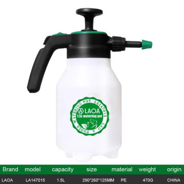 LAOA 1.5L 2.0L High Pressure Watering Pot Water Pump Rotating Nozzle  Spray Bottle for Spray Disinfectant Wash Car Garden Tools