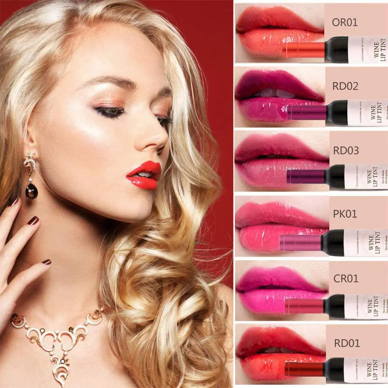 Description Picture 4 of itemLong Lasting Matte Waterproof Lipstick for Women Makeup Wine Bottle Lip Gloss Wholesale Lipstick Free Shipping Tint Lips Beauty