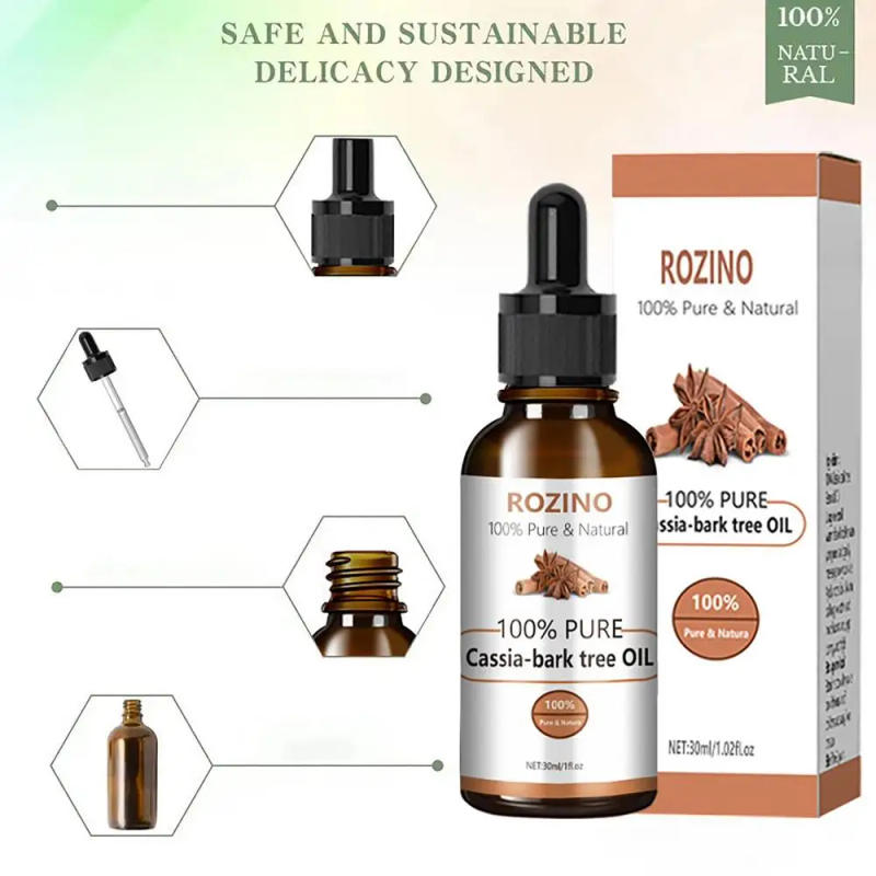Description Picture 5 of item30ml Pure Natural 100 Cinnamon Essential Oil Humidifier Aromatherapy Sleep Relaxation Firming Skin Body Massage Essential Oil