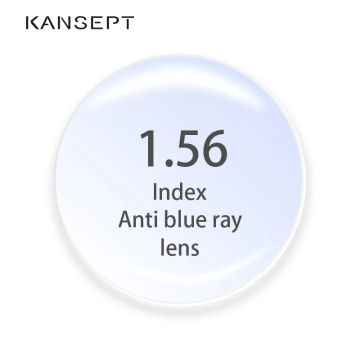 1.56 Index Anti-Blue Ray Prescription Lenses Aspherical Computer Professional Lenses Anti-Radiation Optical Myopia Hyperopia Len