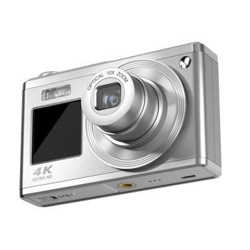 JABS 4K Optical Zoom CCD Digital Camera 64 Million Pixels Dual IPS High-Definition Screens Photography Camera