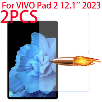 2 Packs Tempered Glass Screen Protector For VIVO Pad 2 12.1 inches 2023 Tablet Protective Film Glass Guard