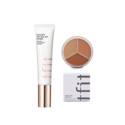 Korea TFIT Makeup Base Face Primer 3-color Concealer Palette Invisible Pore Light Oil-Free skin cover smooth Foundation Cosmetic