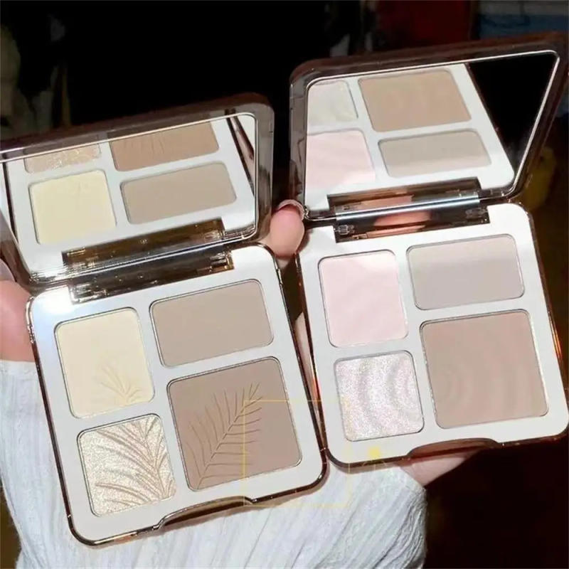 Description Picture 2 of item1~5PCS Matte Highlighter Bronzers Palette Face Shading Grooming Powder Makeup 4 Colors Long-Lasting Face Contouring Bronzer