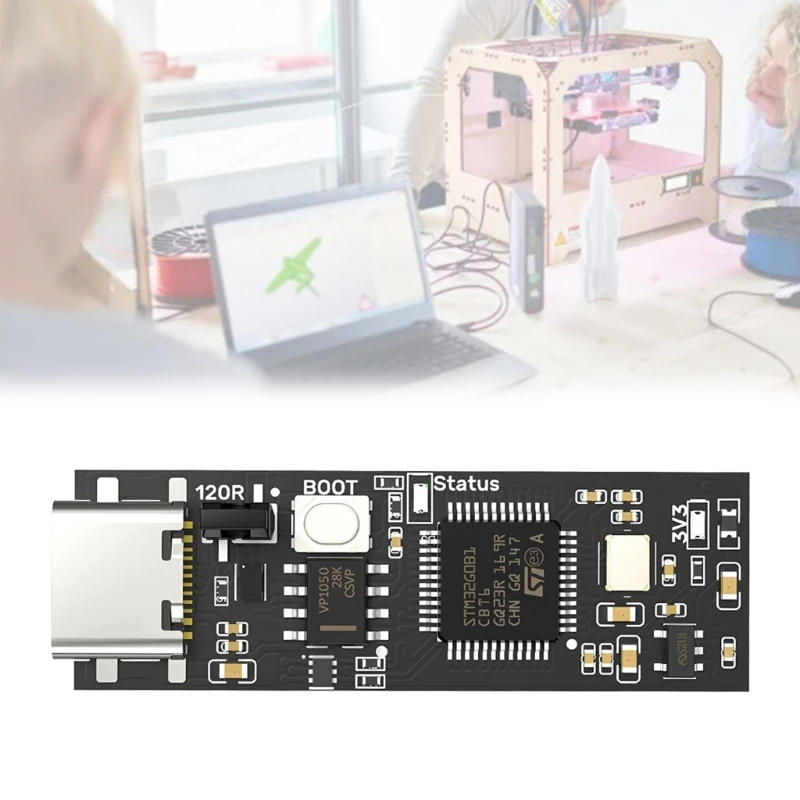 Description Picture 2 of itemU2C Module V1.0 TypeC ESD- Protection Suitable for BIGTREETECH-Pi V1.2 Supports CAN bus U2C Expansion Board