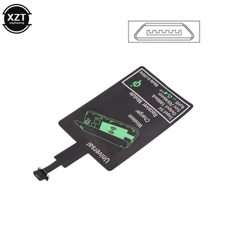 Description Picture 2 of itemUniversal Qi Receiver for Samsung Galaxy S5 J7 J3 J5 A3 Micro USB Wireless Charger Adapter for Android Phone Charging Coil