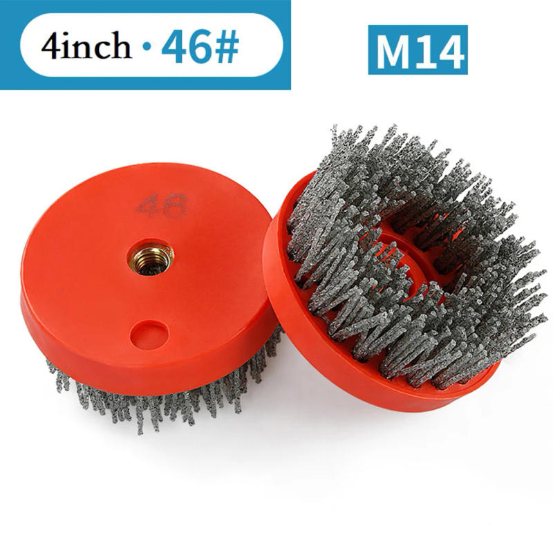 Description Picture 5 of item110mm Steel Wire Brush M14 Thread Wheel Brushes Drill Rotary Tools Metal Rust Removal Abrasive Polishing Brush