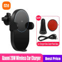 Xiaomi Mi 20W Max Qi Wireless Car Charger WCJ02ZM with Intelligent Infrared Sensor Fast Charging Car Phone Holder