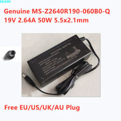 Genuine MS-Z2640R190-060B0-Q 19V 2.64A 50W 50.2W 5.5x2.1mm AC Switching Power Adapter For Moso Power Supply Charger
