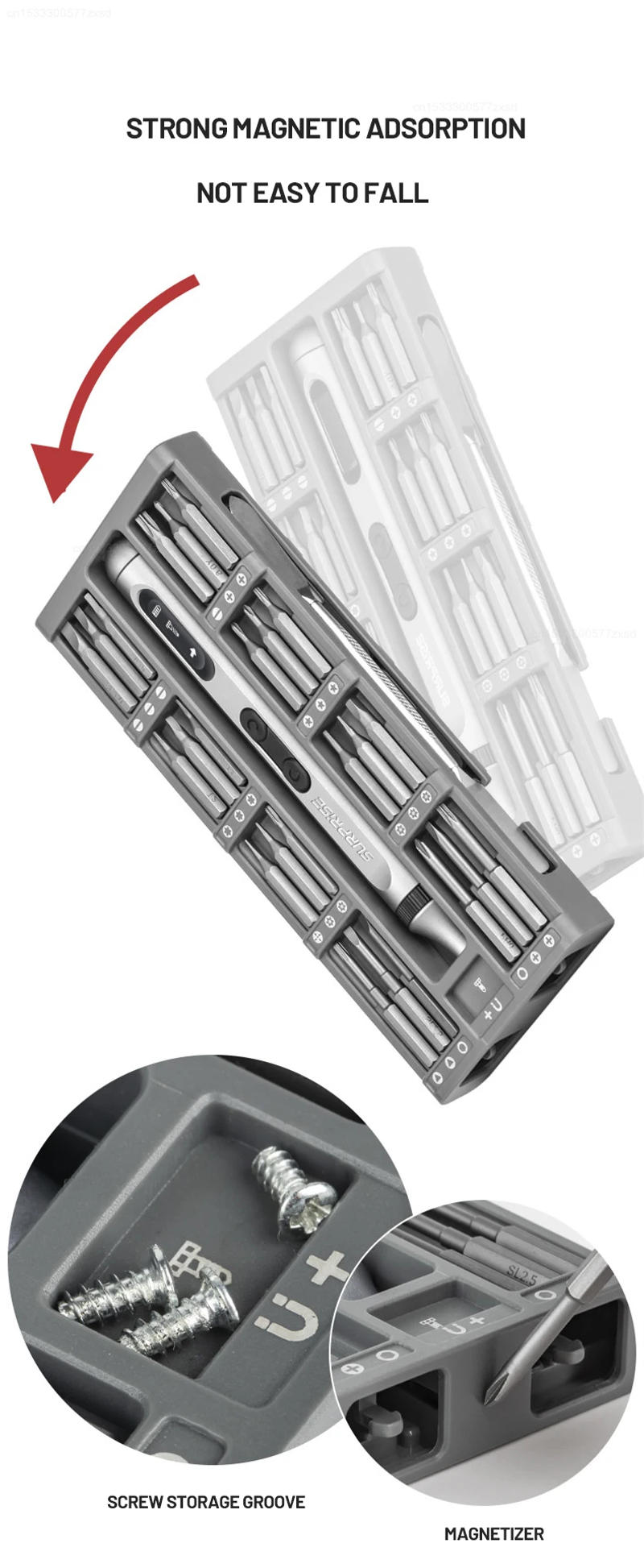 Description Picture 4 of itemXiaomi Precision Electric Screwdriver Set Silent & Durable Type-C Fast Charging Cordless Screwdriver Repair Household Power Tool