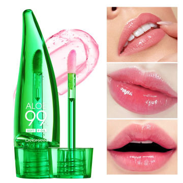 Moisturizing Aloe Vera Color Changing Lip Gloss Waterproof  Temperature Change Lip Tint Lasting Nutritious Lips Care Lipstick