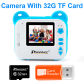 32G Card Blue Camera