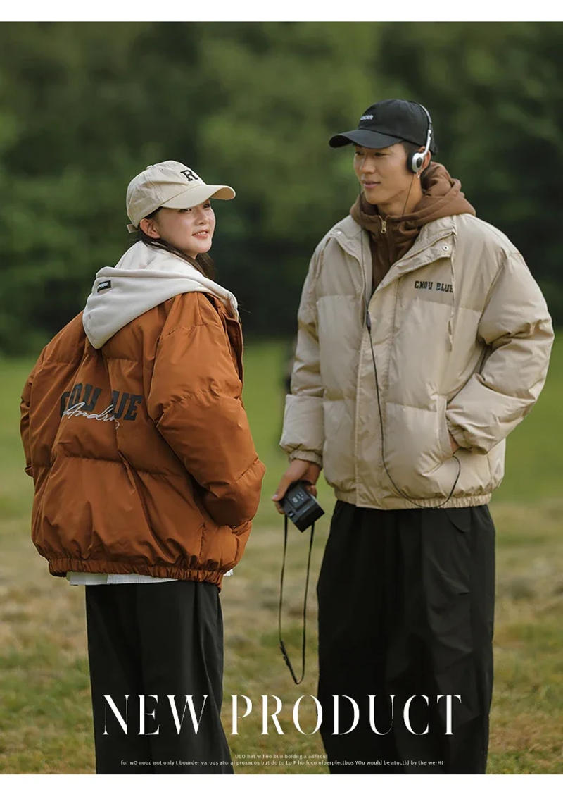 Description Picture 4 of itemWomen Thicken Warm Hooded Cotton-padded Jacket Fake Two Piece Zipper Button Cardigan Jacket Casual Parkas Winter Autumn