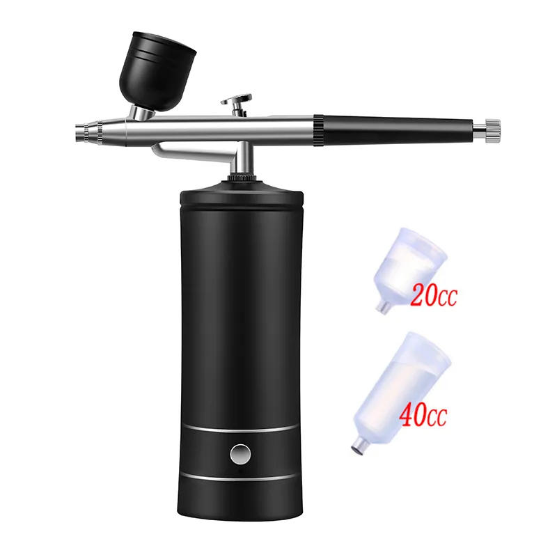 Description Picture 5 of itemNail Airbrush Air Compressor Cake Painting Craft Coloring Hair Dyeing Tattoo Makeup Spray Gun Water Skin Hydrating Nano Sprayer