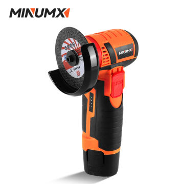 MINUMX 12V Brushless Angle Grinder 19500RPM Mini Cordless Polishing Grinding Diamond Machine Electric Power Tools For Home