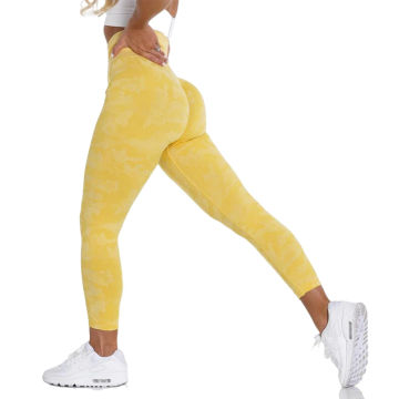 Women Seamless Workout Leggings Push Up Butt Gym Yoga Pants Women Stretch Fitness Outfits Sports Wear Gym Print Nylon