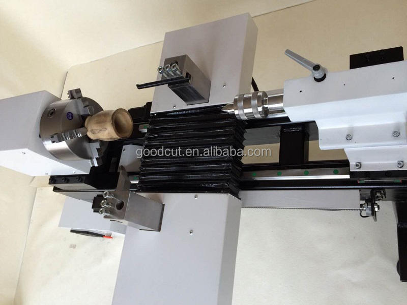 Description Picture 3 of itemWood Stairs Working Cnc Wood Lathe Machine GC9025 4 Axis Cnc Wood Turning Machine Price
