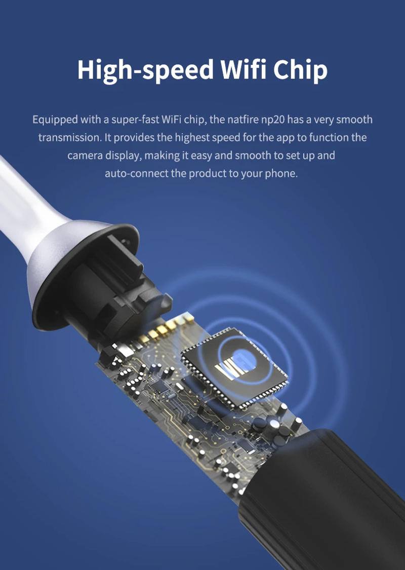 Description Picture 6 of itemSmart Ear Cleaner Wax Removal Tool Digital 400W Precision Camera IP67 Waterproof Endoscope Otoscope Earpick Clean Sticks