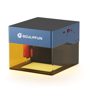 Sculpfun iCube Pro 5W Laser Engraver with Smoke Filter Temperature 130x130mm Engraving Area Eye BT Type-C