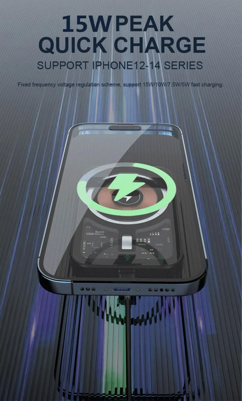 Description Picture 5 of itemMagnetic Wireless Car Charger Air Vent Phone Holder Stand 15W Fast Charging Station Car Mount For iPhone 12 13 14 Pro Max MaSafe