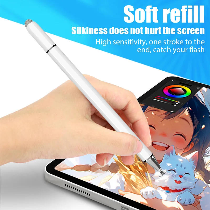 Description Picture 3 of item3 in 1 Universal Stylus Pen For Android IOS Windows Touch Pen For iPad Huawei Lenovo Samsung Phone Xiaomi Tablet Pen