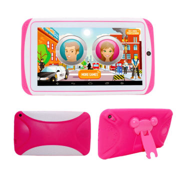 7'' Candy Color Silicone Case Android 10.0 Kids Tablets PC Quad Core 1GB RAM 16GB ROM 1024*600IPS Allwinner A133 Google Play Pad