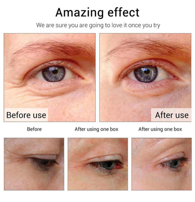 Description Picture 6 of itemBIOAQUA Gold Crystal Collagen Eye Mask Anti-wrinkle Remove Dark Circles Eyes Bags skincare Eye Patches for Beauty Eyes Skin Care