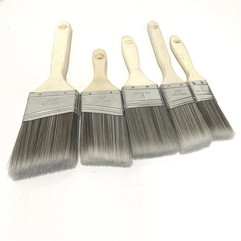 Description Picture 2 of item5pcs/set Paint Brushes Set  Acrylic Oil Drawing Watercolor Wooden Painting Brush Tools Art Supplies Home Chip Cleaning Tools