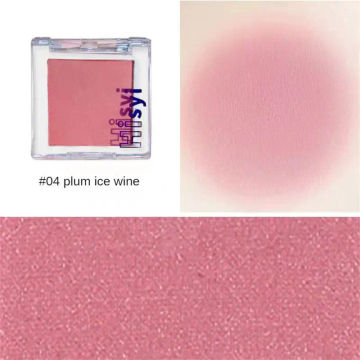 Monochrome Matte Blush Powder Plate Makeup Highlight Eyeshadow Face Rouge Palette Natural Lasting Color Rendering Brighten Tone