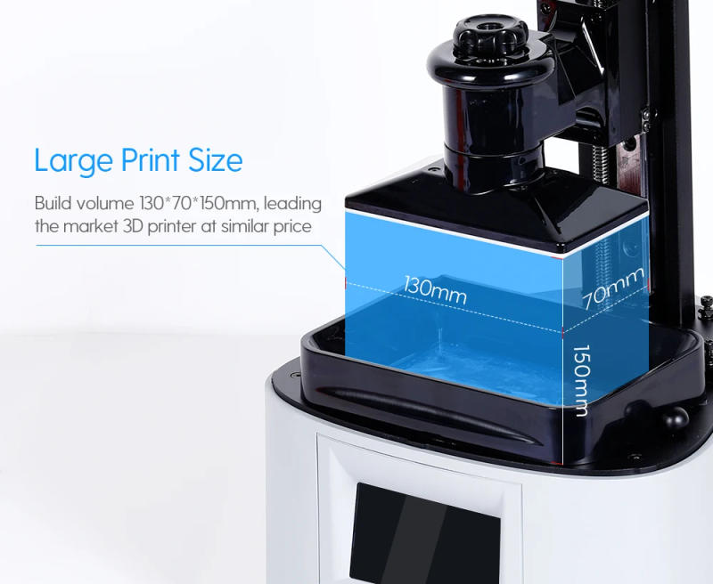 Description Picture 5 of item3d печать ELFIN 3D Printer ResinLCD Free Levelling Light Curing Resin Desktop-level Printing Impresora 3D Dropshipping