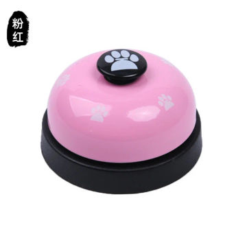Bell Ringer Training Dog Supplies Vocal Footprints Paw Prints Cat Toys Pets Ring Button Training Interactive Toy Called Dinner