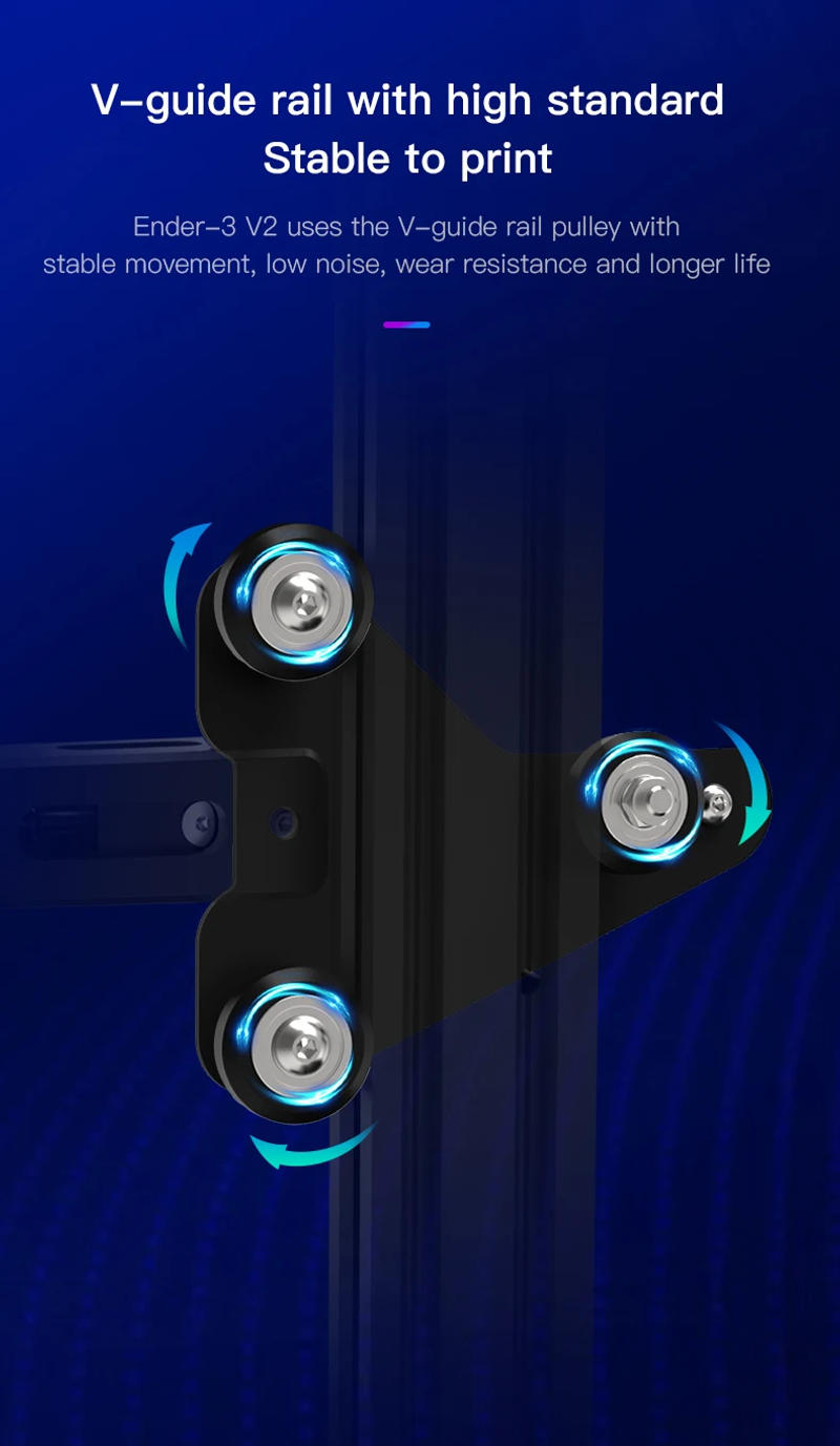 Description Picture 6 of itemCREALITY 3D Printer Ender 3 V2/Ender 3V2 NEO/Ender 3S1/FDM Printer Smart Filament Sensor Self-assemble Printer Kit 32 Bit