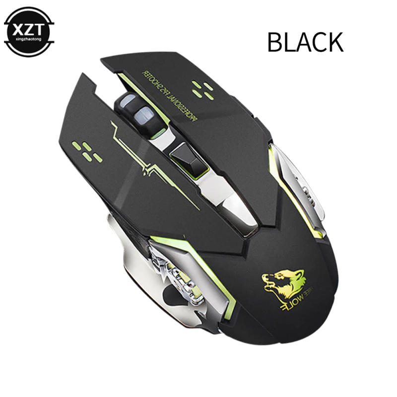 Description Picture 2 of itemFree Wolf X8 Wireless Charging Game Mouse Mute Mouse Backlit Mechanical Mouse Ergonomic Optical Mouse for PC Laptop Desktop
