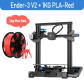 Ender 3 V2 PLA Red