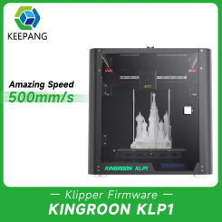 KINGROON KLP1 Professional 3D Printer klipper 500mm/s High Speed Auto Leveling Dual-gear direct extruder Ceramic heating block