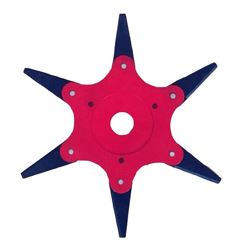 Description Picture 3 of itemNEWEST 6 Teeth Brush Cutter Blade Trimmer Metal Blades Trimmer Head 65Mn Garden Grass Trimmer